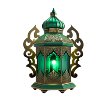 3d Ramadan kareem Lampe mit transparent Hintergrund png