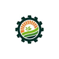 agricultura logo modelo adecuado para negocios y producto nombres, etc vector