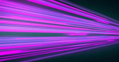 Glowing purple lines background. Neon lights video