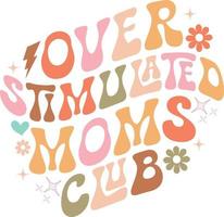 Mom Mama Mother's Day SVG Design vector