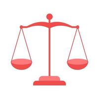 Equilibrium Balance Law Symbol Vector Illustration
