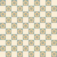 Checkerboard Seamless Pattern Retro Digital Paper vector