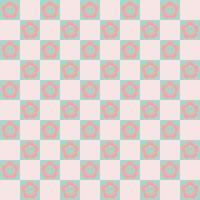 Checkerboard Seamless Pattern Retro Digital Paper vector