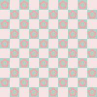 Checkerboard Seamless Pattern Retro Digital Paper vector