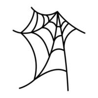 Trendy Spider Gossamer vector