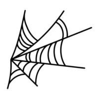 Trendy Spider Silk vector