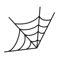 Trendy Tarantula Web vector