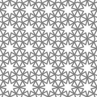 Intersecting lines forming geometric Arabic ornament. Seamless pattern for background or wallpaper vector