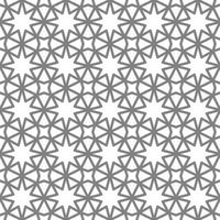 Intersecting lines forming geometric Arabic ornament. Seamless pattern for background or wallpaper vector