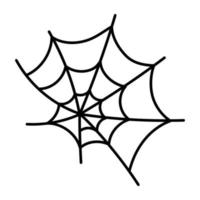 Trendy Spider Gossamer vector