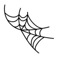 Trendy Spider Gossamer vector