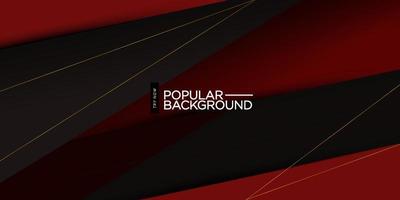 Abstract black red background technology concept design. Eps10 vector template background.