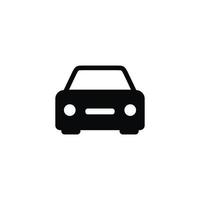 coche icono aislado en blanco antecedentes vector