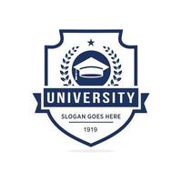 University logo design vector