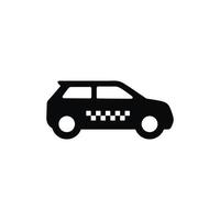 Taxi icon isolated on white background vector