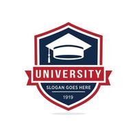 University logo design vector