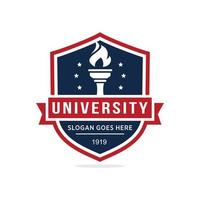 University logo design vector