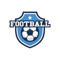 Soccer football logo design vector