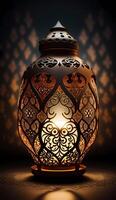 Ramadan Kareem Night lantern. photo