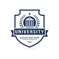 University logo design vector