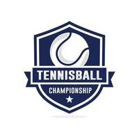 Tennis championship logo design vector