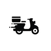 Delivery icon isolated on white background vector