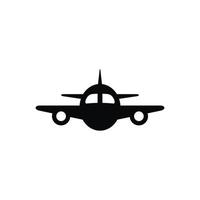 Plane icon isolated on white background vector