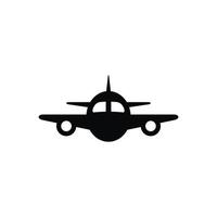 Plane icon isolated on white background vector