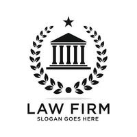 Law firm logo design vector