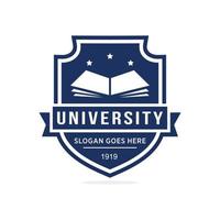 University logo design vector