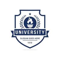 University logo design vector