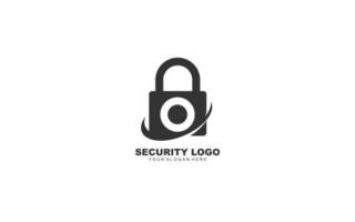 O Security logo design inspiration. Vector letter template design for brand.