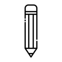 Pencil line icon. vector