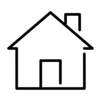 House line icon. vector