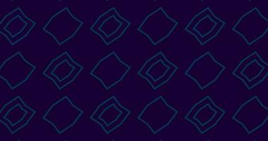 Dark Blue Purple Abstract Background with Pattern Geometric Ornament video