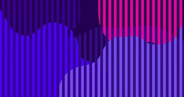 Stripe Line Motion Design Animation. Abstract Purple Background with Shape Forms video