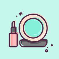 Icon Makeup. related to Barbershop symbol. Beauty Saloon. simple illustration vector