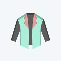 Icon Jacket. related to Black Friday symbol. shopping. simple illustration vector