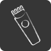 Icon Trimmer. related to Barbershop symbol. Beauty Saloon. simple illustration vector