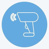 Icon Barcode Scanner. related to Black Friday symbol. shopping. simple illustration vector