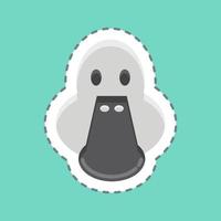 Icon Duck. related to Animal Head symbol. simple design editable. simple illustration vector