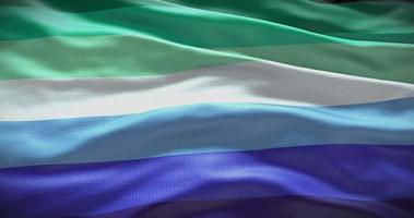 gay hombres bandera símbolo ondulación fondo, 4k fondo video