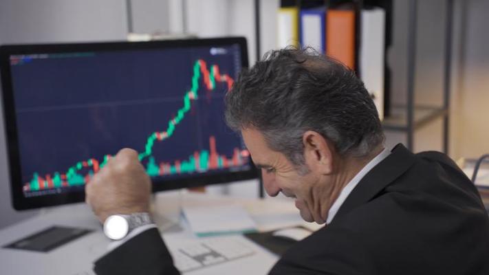 Happy Trader Stock Video Footage for Free Download