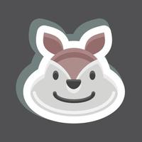 Icon Squirrel. related to Animal Head symbol. simple design editable. simple illustration vector