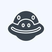 Icon Turtle. related to Animal Head symbol. simple design editable. simple illustration vector