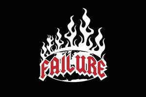 failure Modern stretwear deisgn templates vector