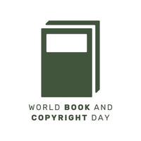 Vector illustration of World Book and Copyright Day