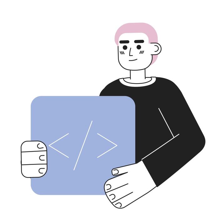 Programmer Avatar Vector Art, Icons, and Graphics for Free Download