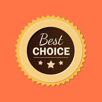 Best choice label vector