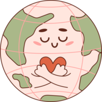 Cute planet earth png